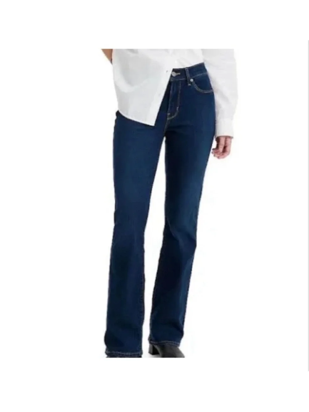Women's Levi's Blue 525 Boot Cut Jeans Size 16